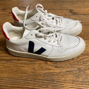 VEJA V-10 Low Top Sneaker Extra White Nautico- Sz 10 Men